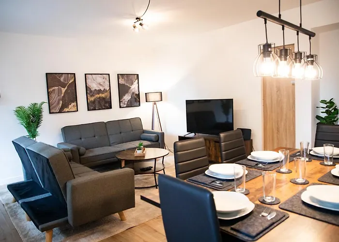 Apartament Me Living Innenstadt 10 Meter Balkon